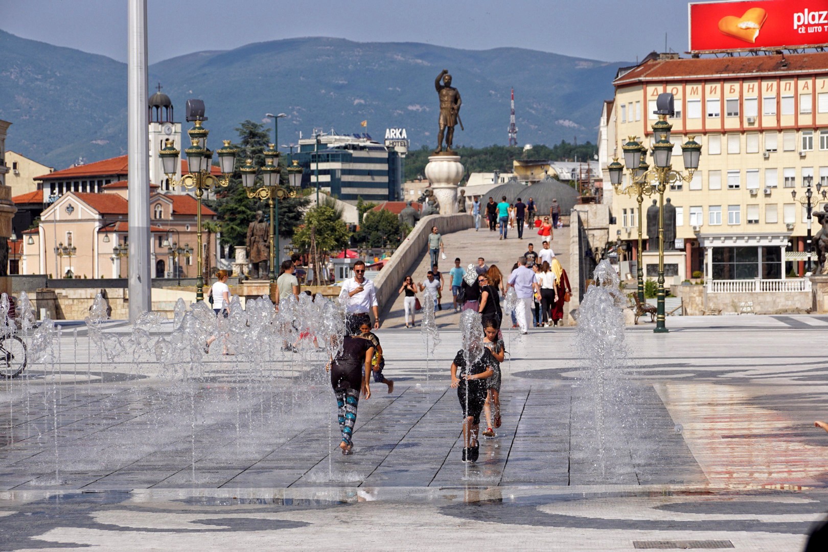 Plac Macedoński w Skopje