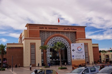 Dworzec kolejowy w Marrakeszu