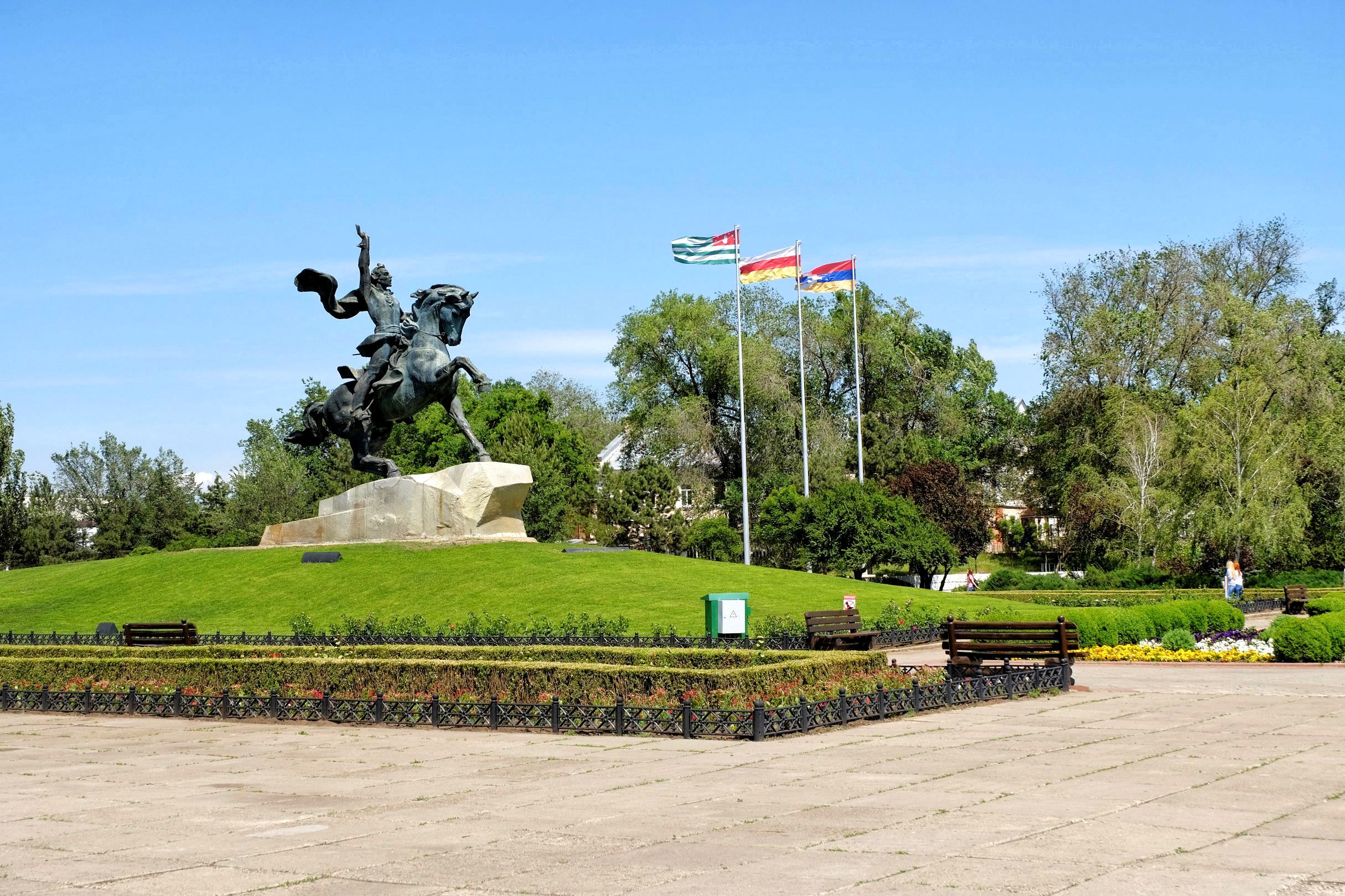 Tyraspol stolica Naddniestrza - pomnik generała Suworowa