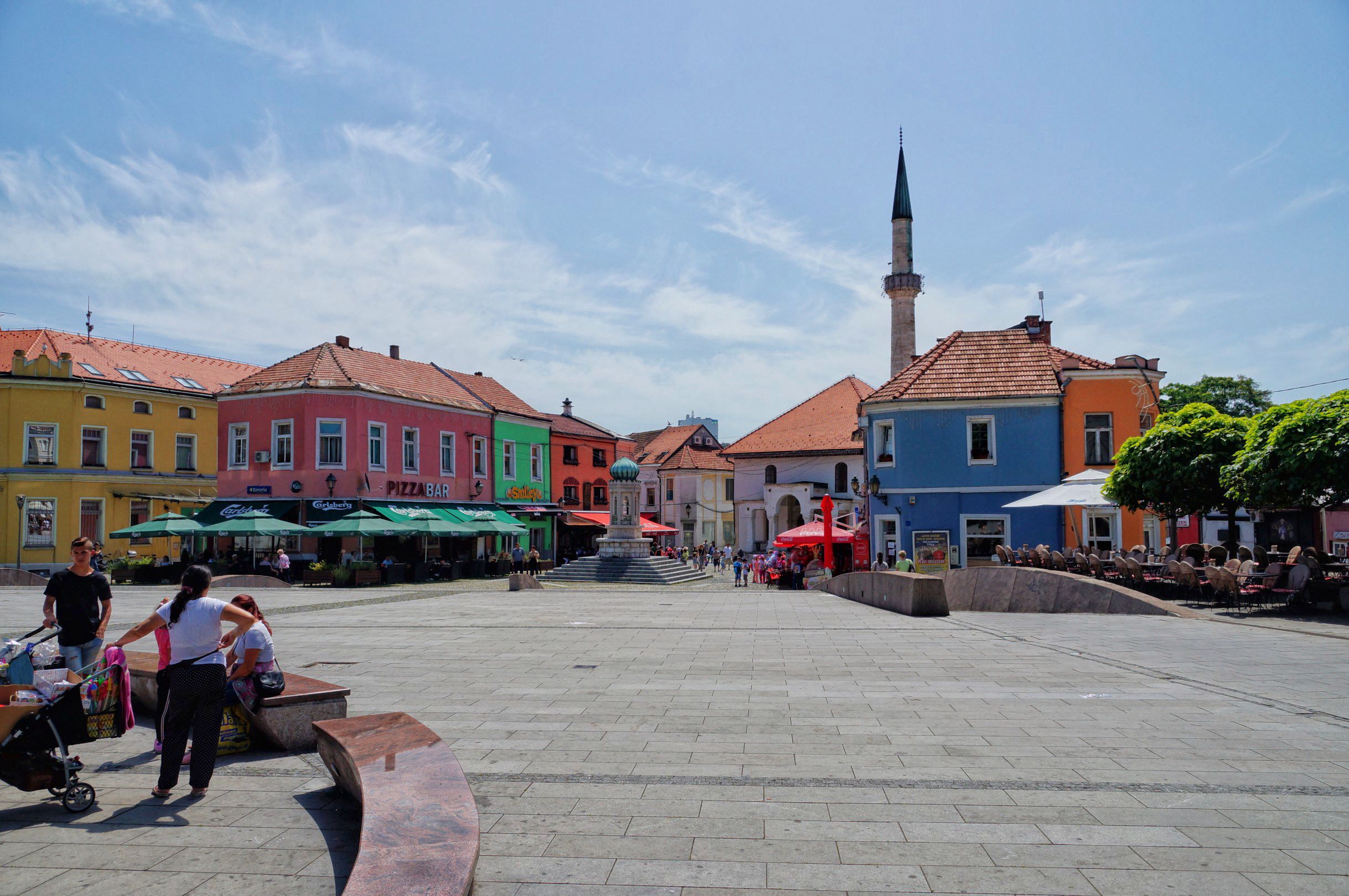 Tuzla i jej serce - rynek starego miasta